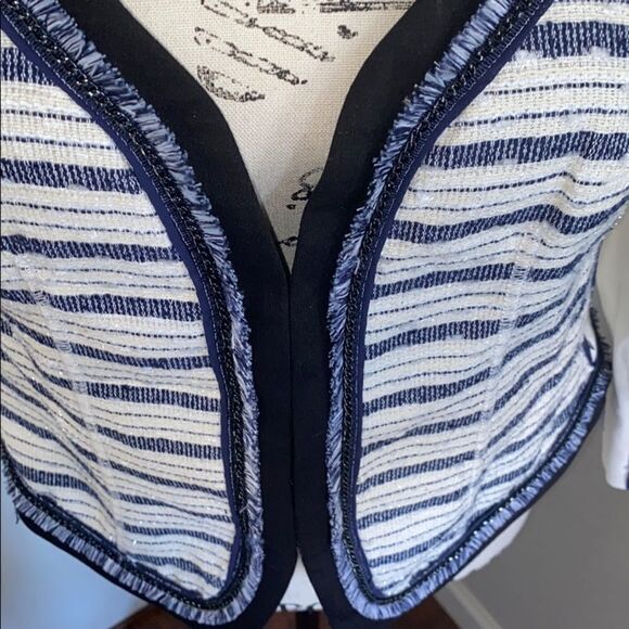 White House Black Market Multi Colored Blazer Jacket Feminine Casual Work Wear - Picture 7 of 13